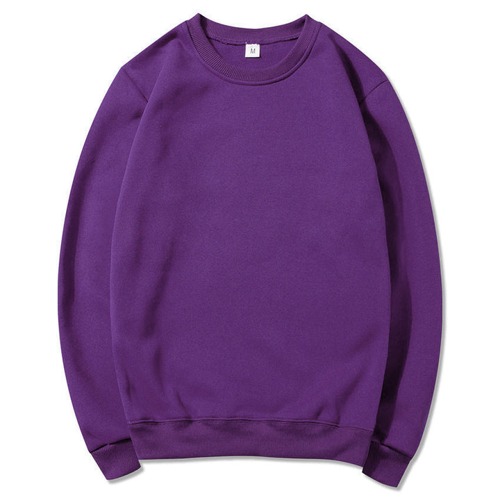Unisex timeless crew neck sweater without hood with brushed inner side and reinforced neck Mune Fashion