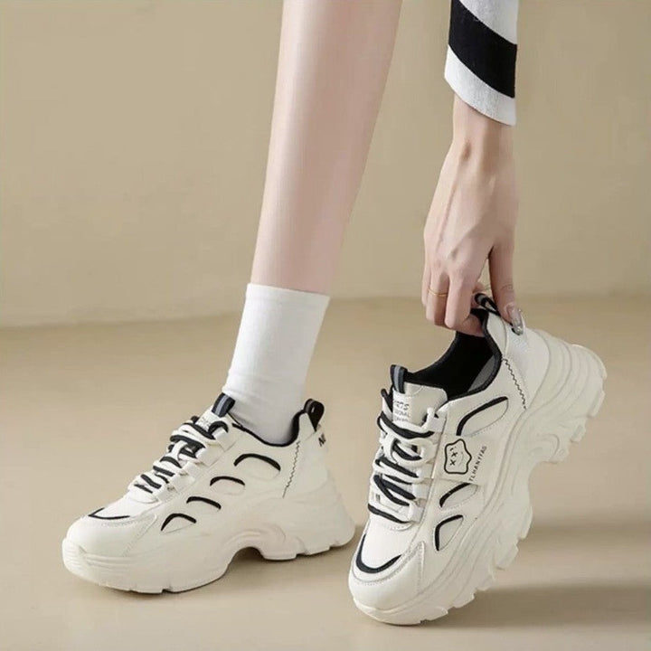 Women’s sporty chunky sneakers with breathable sole and elegant design elements Mune Fashion