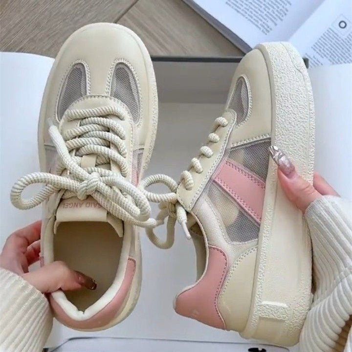 Women Breathable Sneakers with Comfort Lacing and Robust Design Mune Fashion