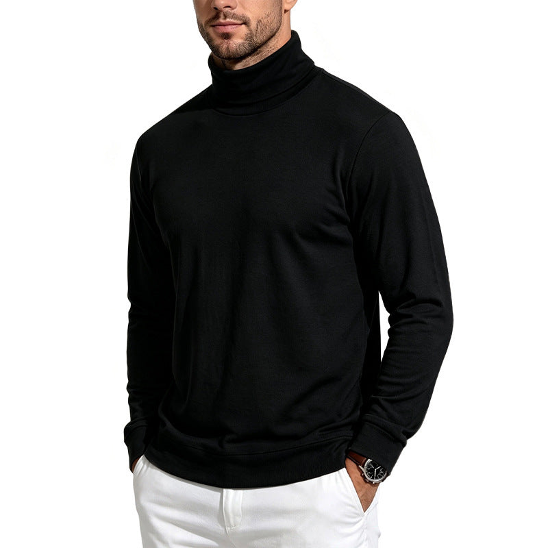 Men's slim fit fine knit turtleneck sweater Mune Fashion