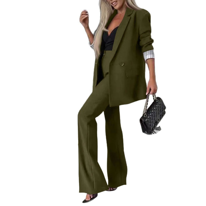 Women's elegant and modern suit set with wide legs and tailored blazer Mune Fashion