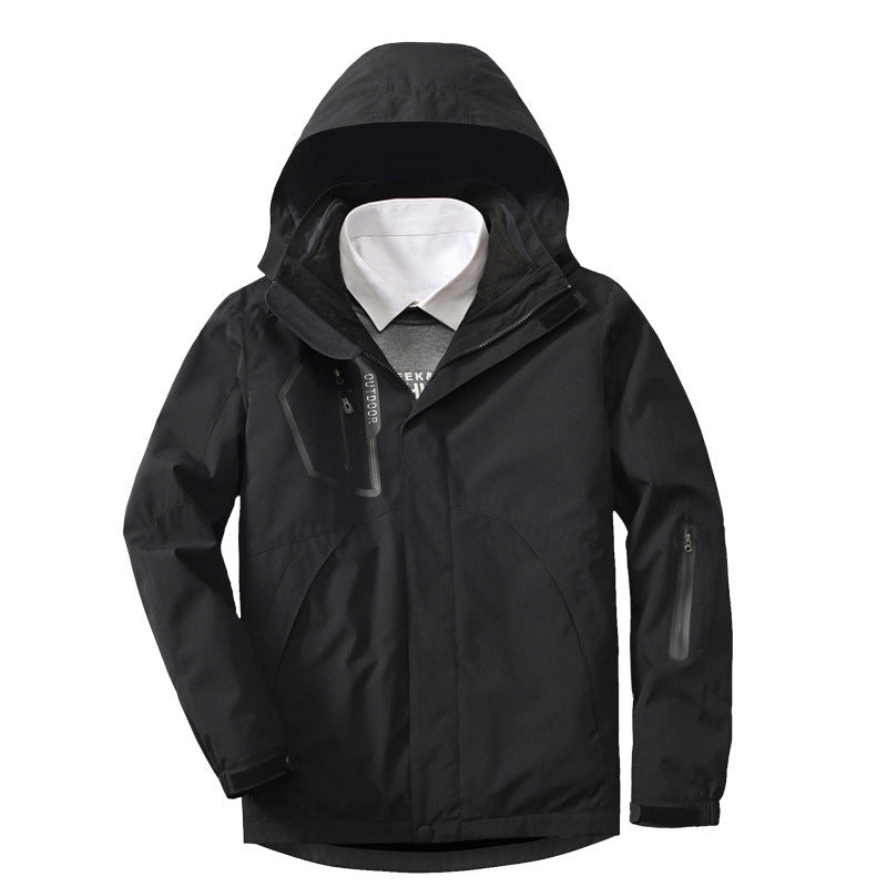 Men's breathable and waterproof softshell outdoor jacket with welded seams and multifunctional pockets Mune Fashion