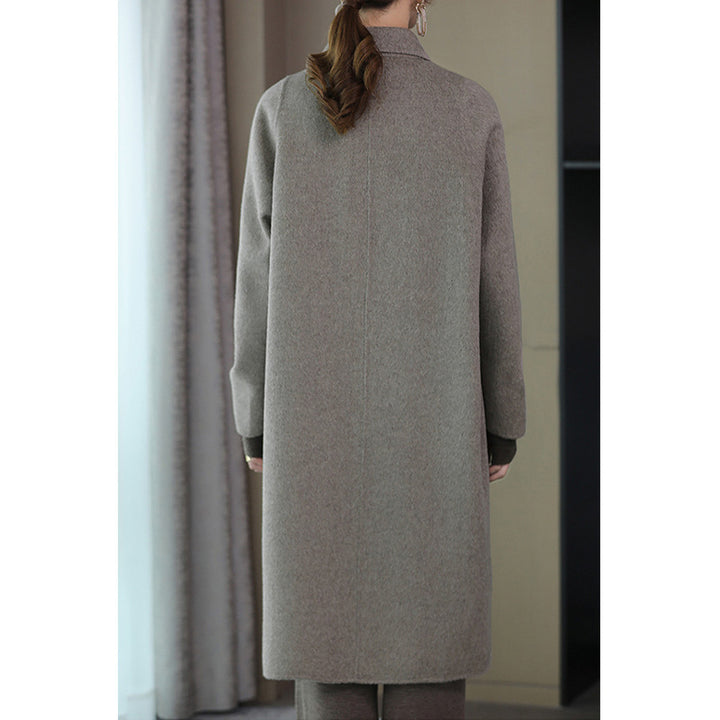Women Stylish Wool Coat Mune Fashion