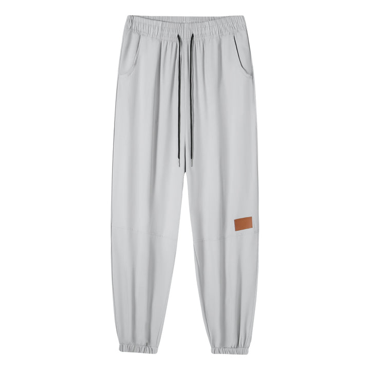 Men's sporty casual pants with elastic waistband and multifunctional pockets Mune Fashion