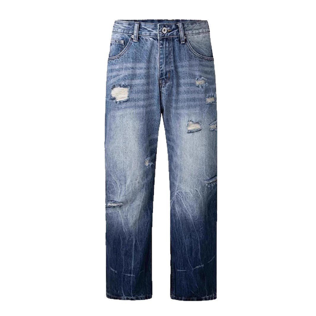 Women's Destroyed Baggy Jeans Mune Fashion