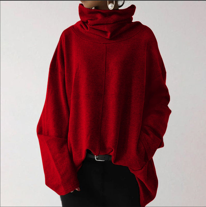 Mune | Trendy solid color turtleneck sweater