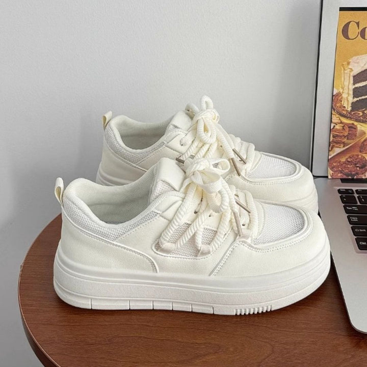 Women’s fashion sneakers with raised shaft and cushioning sole Mune Fashion