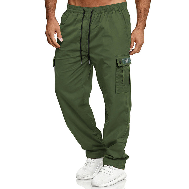 Men's cargo pants with elastic waistband, drawstring, and multifunctional pockets Mune Fashion