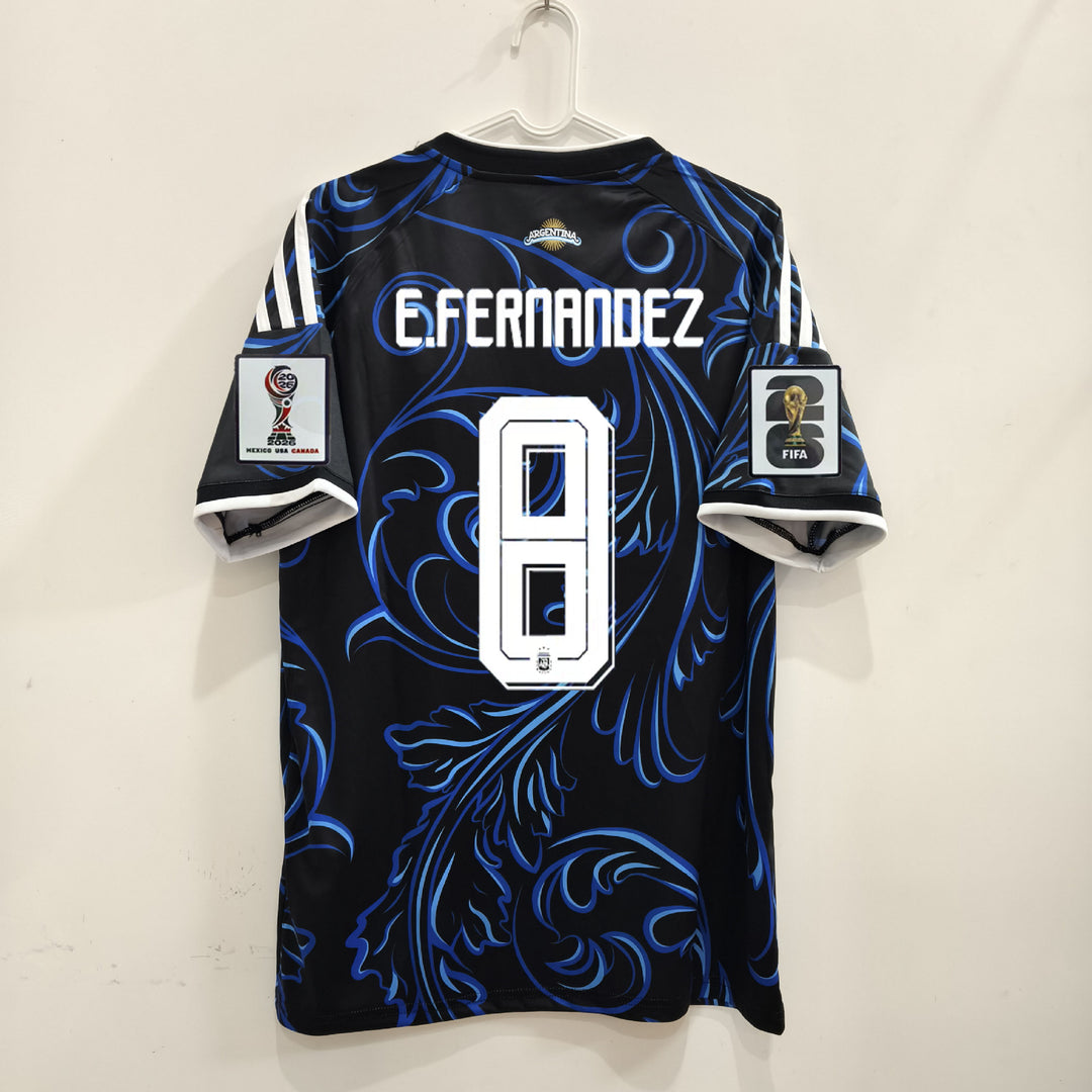 Unisex official player jersey with name print and baroque allover print Mune Fashion