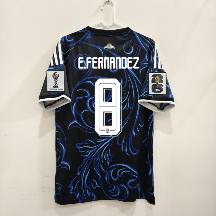 Unisex official player jersey with name print and baroque allover print Mune Fashion