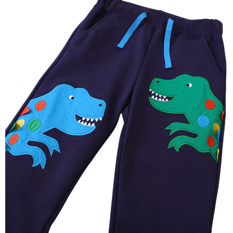 Boys sweatpants with exciting dinosaur motif Mune Fashion