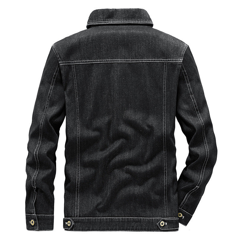 Men's Robust Denim Worker Jacket with Mesh Lining Mune Fashion