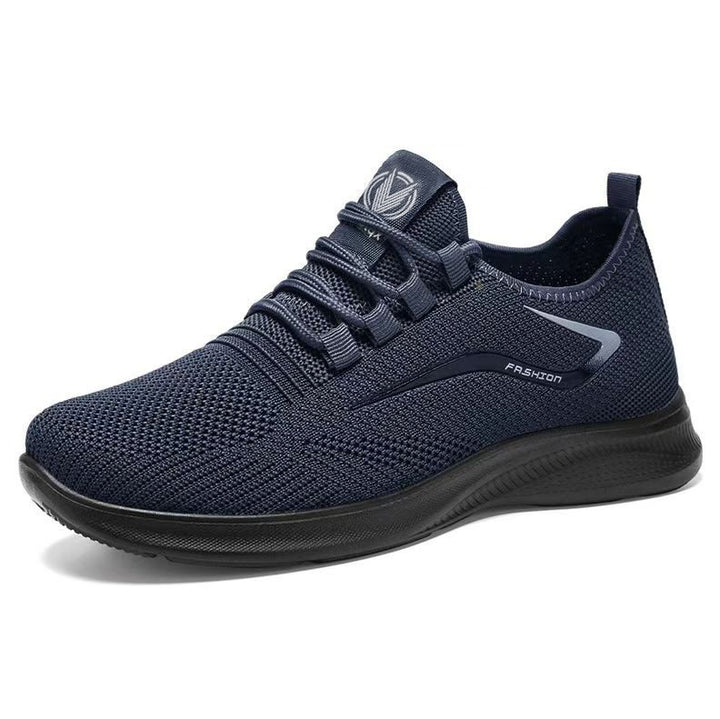 Men's breathable knit sneakers with sock-like shaft and flexible comfort sole Mune Fashion