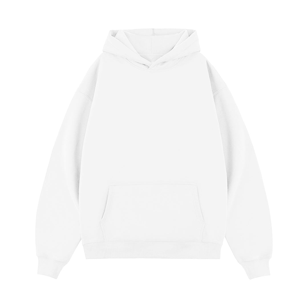 Unisex minimalist oversized hoodie with double hood, dropped shoulder, and wide ribbed hem Mune Fashion