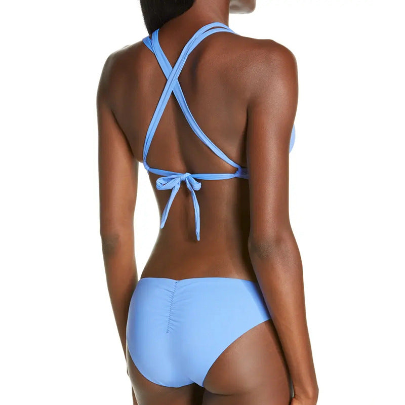 Women's triangle bikini set with adjustable straps and harmonious cut Mune Fashion