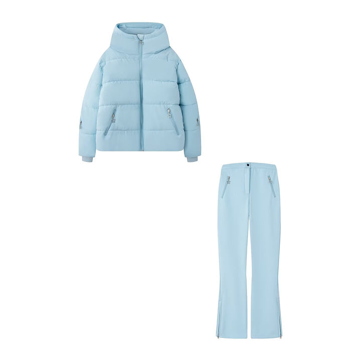 Women Functional Utility Overall with Zippers and Waist Belt Mune Fashion