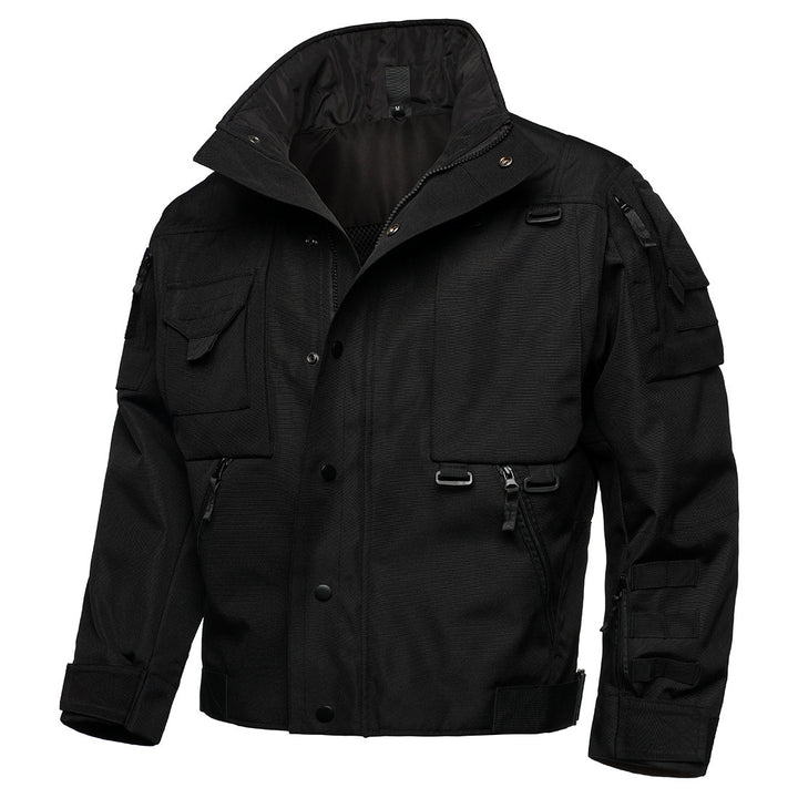 Men's Tactical Field Jacket with Multi-Pockets, Adjustable Cuffs, and Water-Repellent Ripstop Quality Mune Fashion