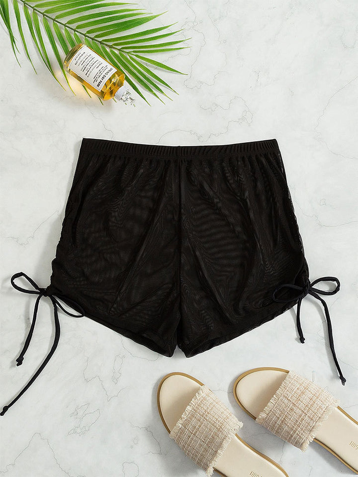 Ladies Comfortable Swim Shorts with Ruffle Details Mune Fashion