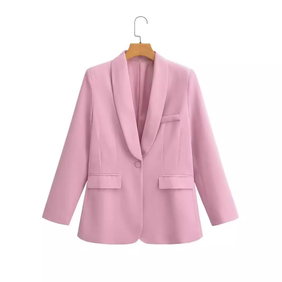 Women's Tailored Pantsuit with Oversized Blazer and Tailored Vest Mune Fashion