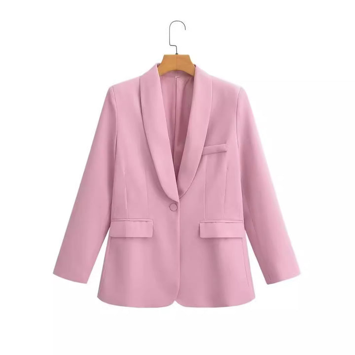 Women's Tailored Pantsuit with Oversized Blazer and Tailored Vest Mune Fashion