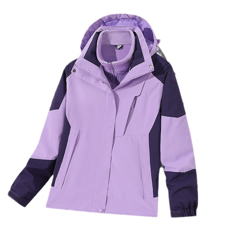 Men's windproof softshell jacket with integrated microfleece inner layer and adjustable hood Mune Fashion