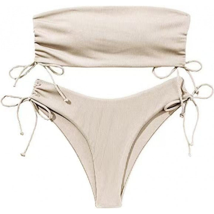 Women's bandeau bikini with adjustable ruching Mune Fashion