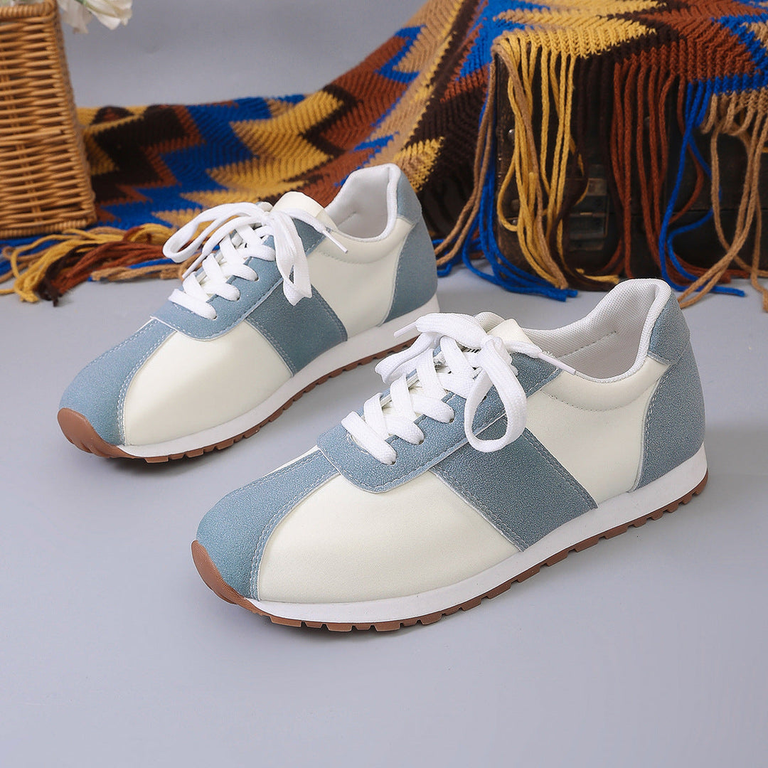 Ladies sporty casual sneakers with durable upper material and non-slip sole Mune Fashion