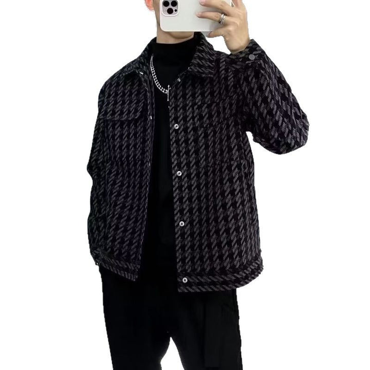 Men's Lightweight Functional Jacket with Hood, Water-Repellent Micro Finish and Multifunctional Pockets Mune Fashion