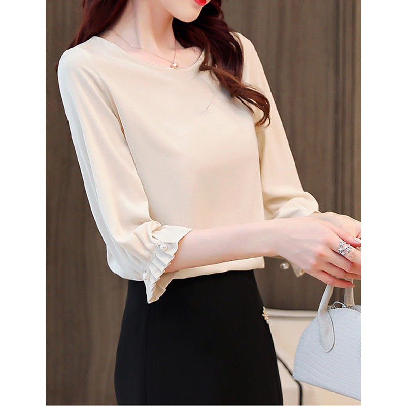 Women's Elegant Blouse with Puff Sleeves Mune Fashion