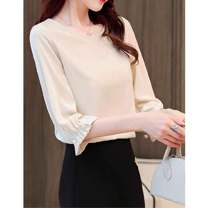 Women's Elegant Blouse with Puff Sleeves Mune Fashion