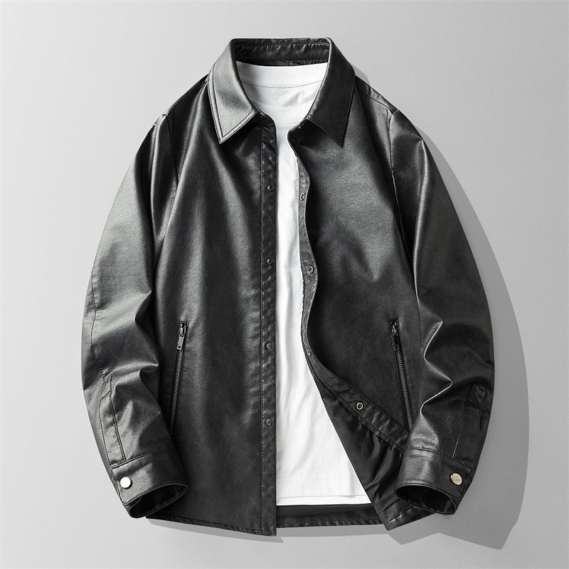 Men's Fashion Leather Jacket Mune Fashion 1787797546