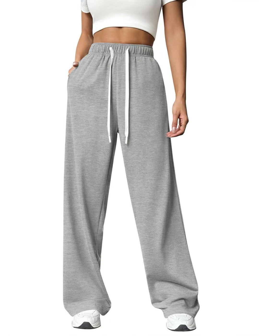 Women's cozy lounge jogging suit set with oversized hoodie and elastic high-waist jogging pants Mune Fashion