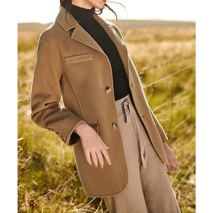 Ladies Elegant Wool Blazer with Timeless Cut Mune Fashion