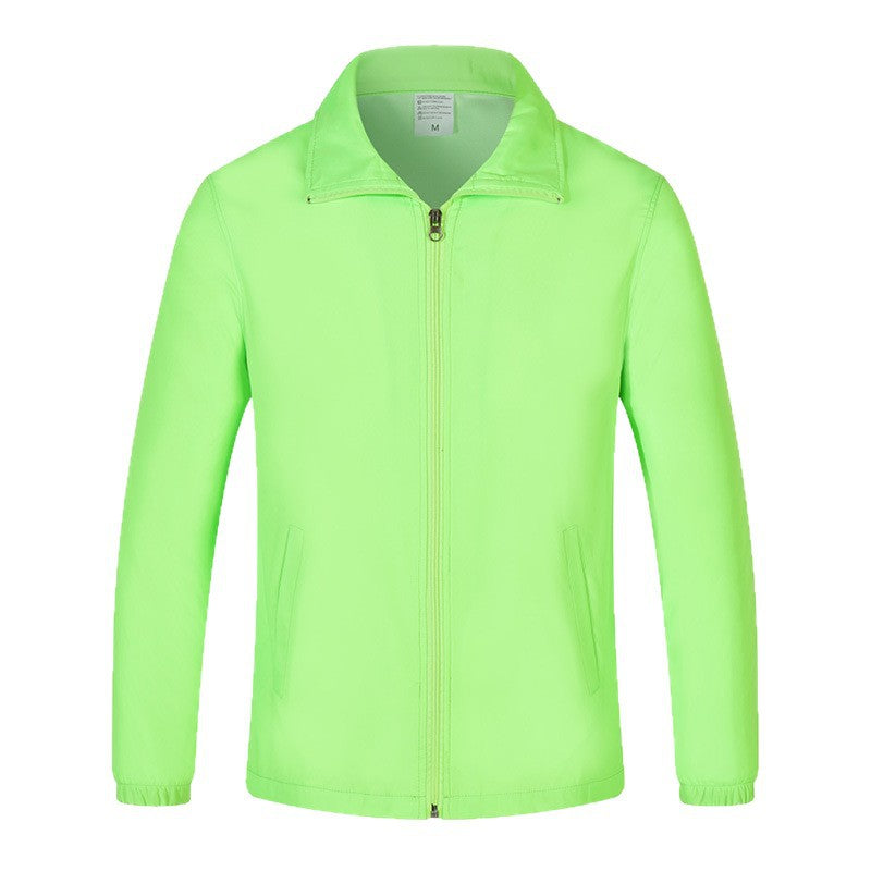 Men's lightweight windproof leisure jacket with full-length zipper & elastic cuffs Mune Fashion