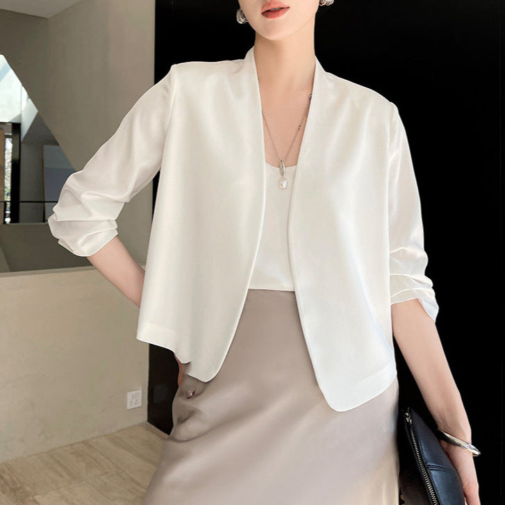 Women Elegant and flowy Midi Skirt Drune