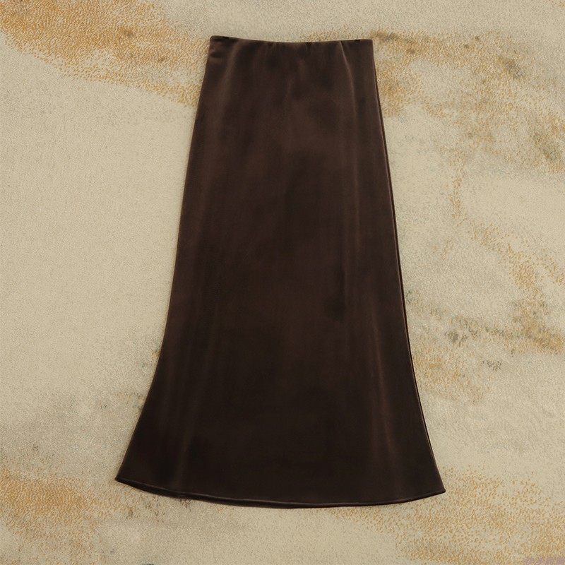 Women's Elegant Maxi Skirt made of high-quality Satin Mune Fashion
