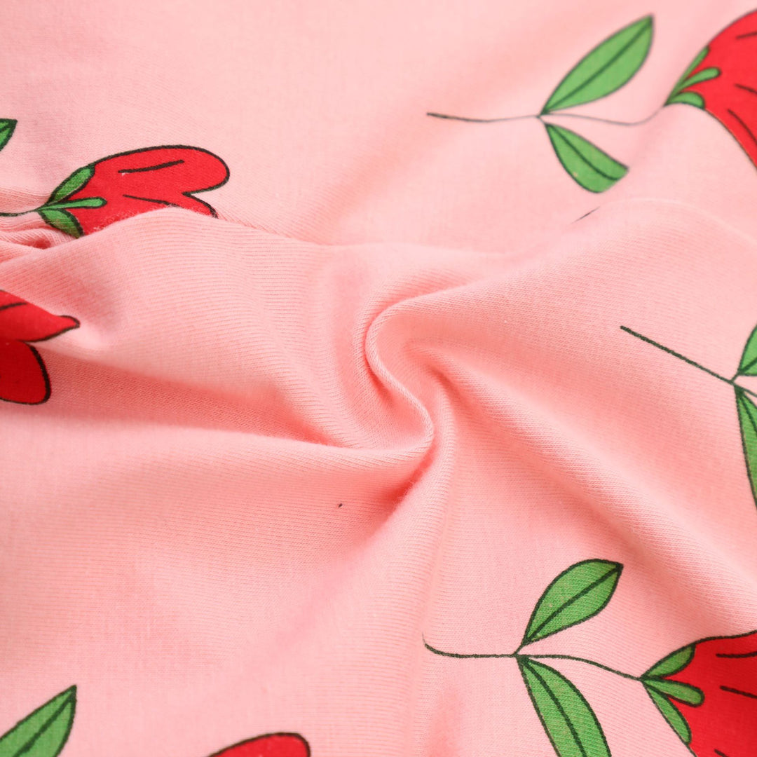 Girls leggings with playful floral pattern Mune Fashion