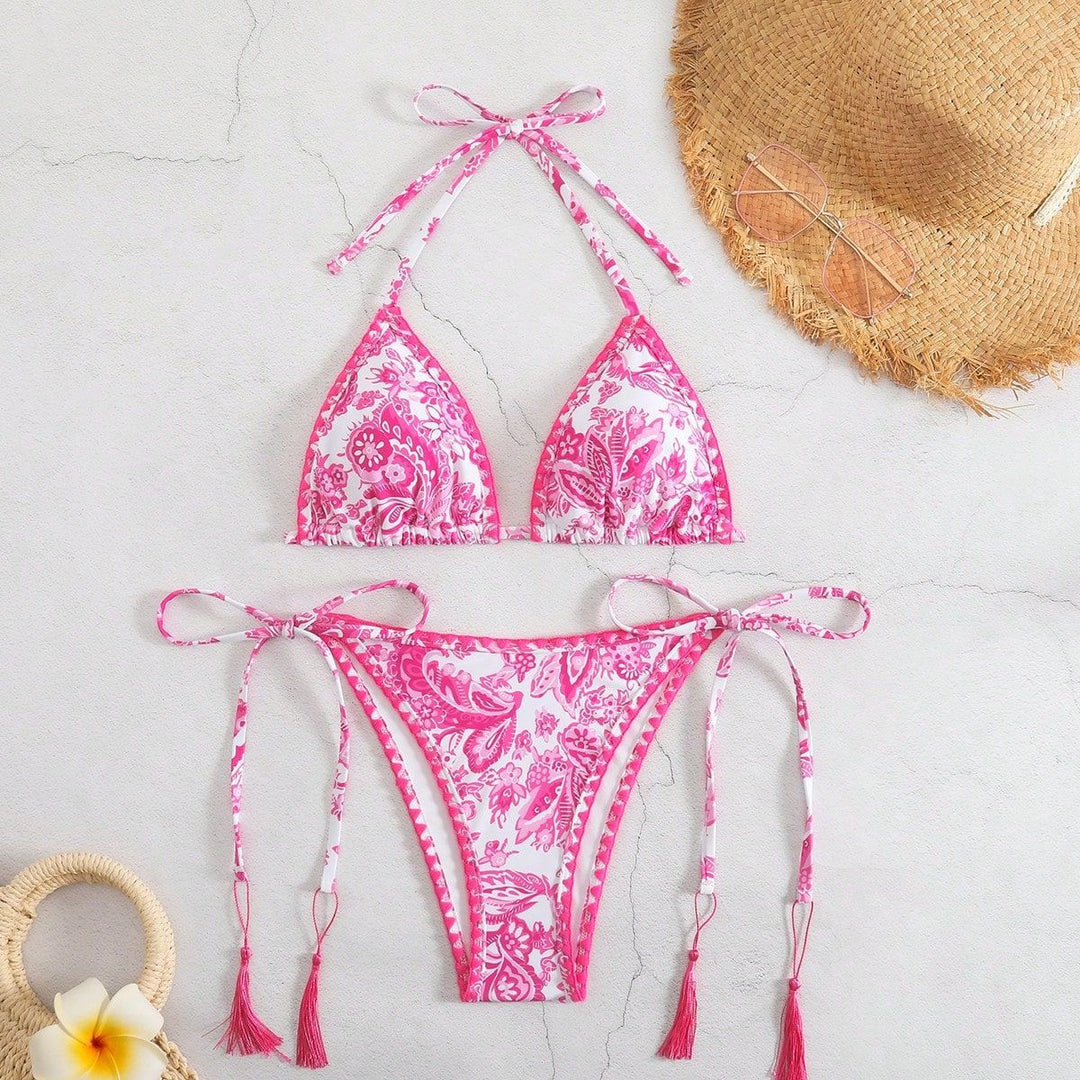 Ladies bikini bottom with elegant tassel details Mune Fashion