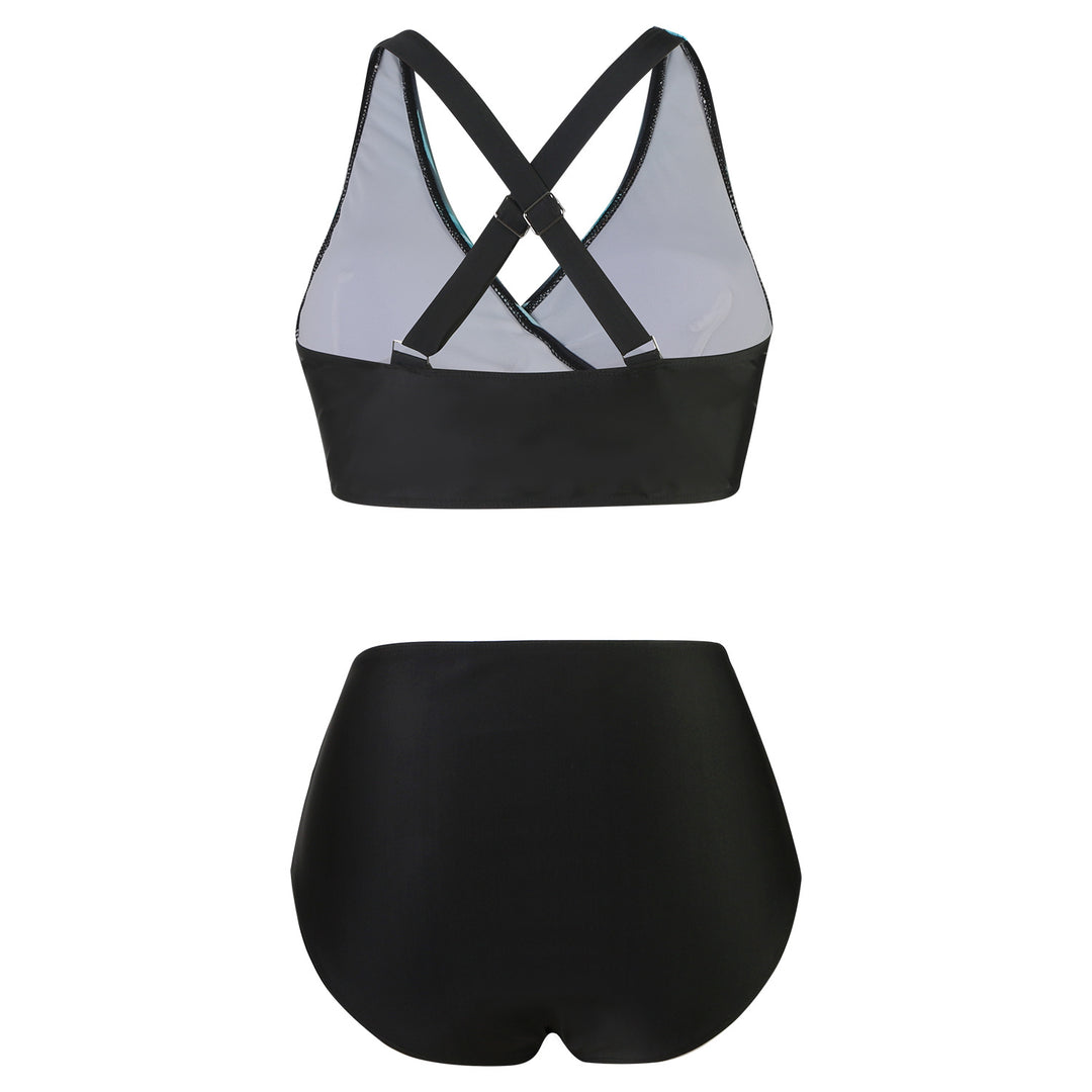 Women's High-Waisted Sport Bikini with Elegant Back Cut Mune Fashion