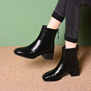 Women Elegant Chelsea Ankle Boots Mune Fashion