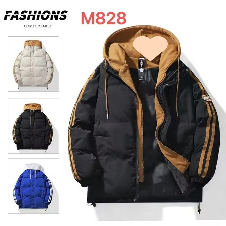 Men's Urban Padded Jacket with Hood Mune Fashion