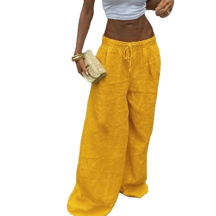 Women wide linen pants Mune Fashion
