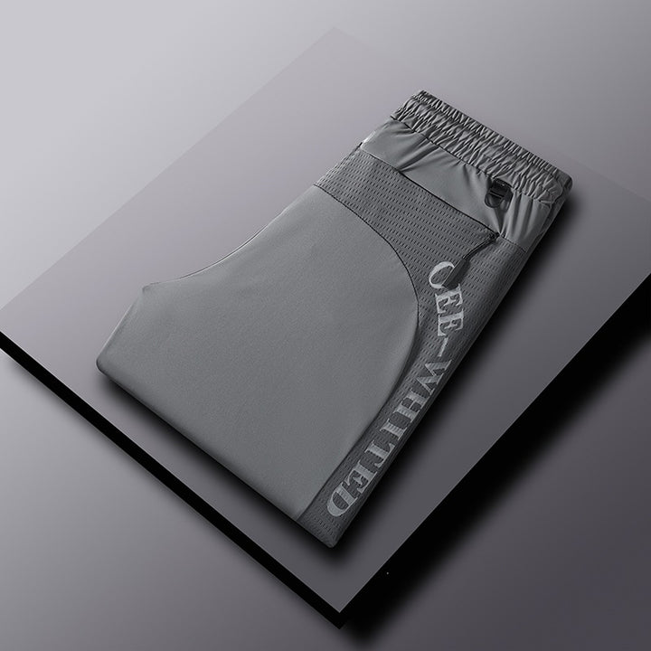 Men's Sporty Training Pants with Side Zipper Pockets Mune Fashion