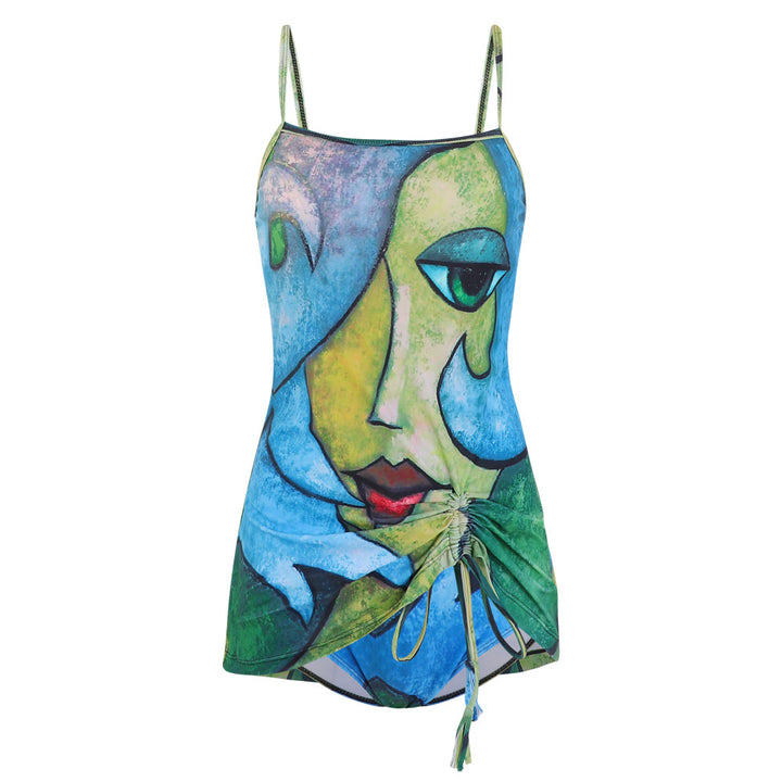 Women Artistic Beach Outfit Mune Fashion