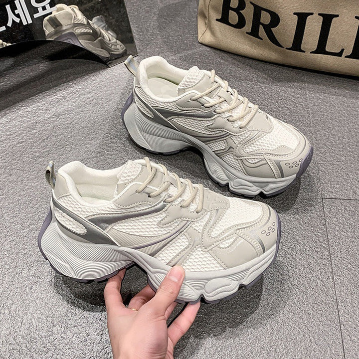 Women Comfortable Running Sneakers with Breathable Mesh Upper and Cushioning Sole Mune Fashion