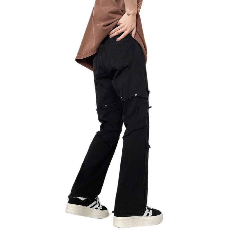 Men's Casual Wide Leg Jeans Mune Fashion