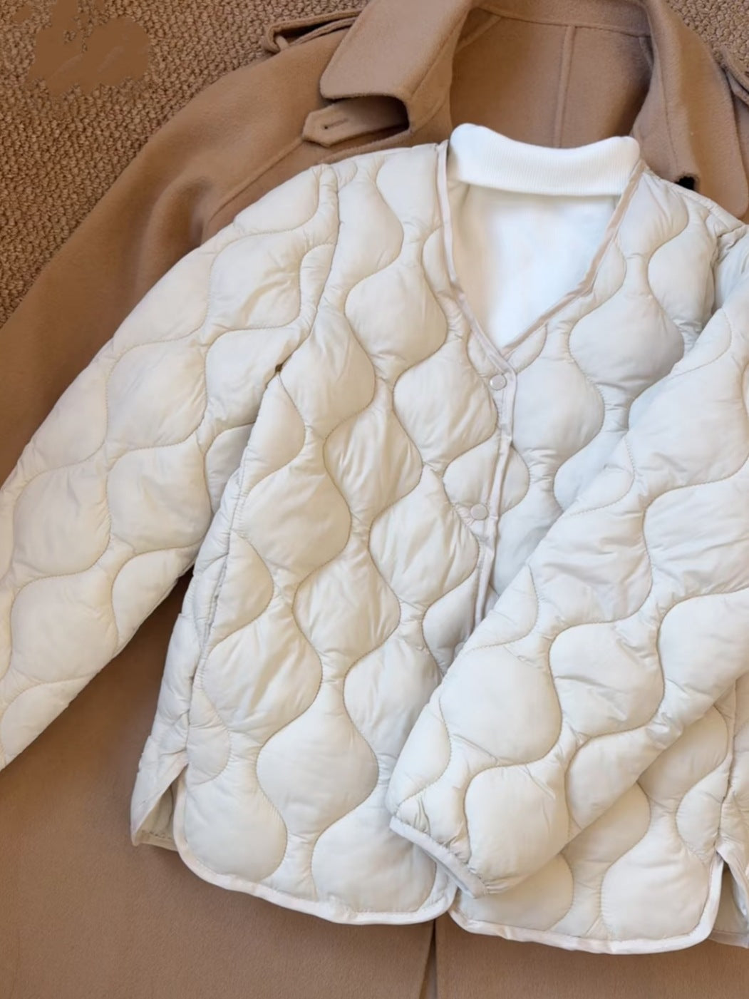 Women Elegant, padded quilted jacket Mune Fashion