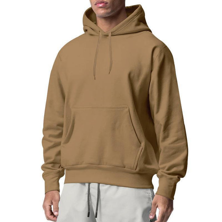 Men's nan Premium Hoodie with kangaroo pocket, brushed fleece interior, reinforced neck seam, and ribbed hem Mune Fashion