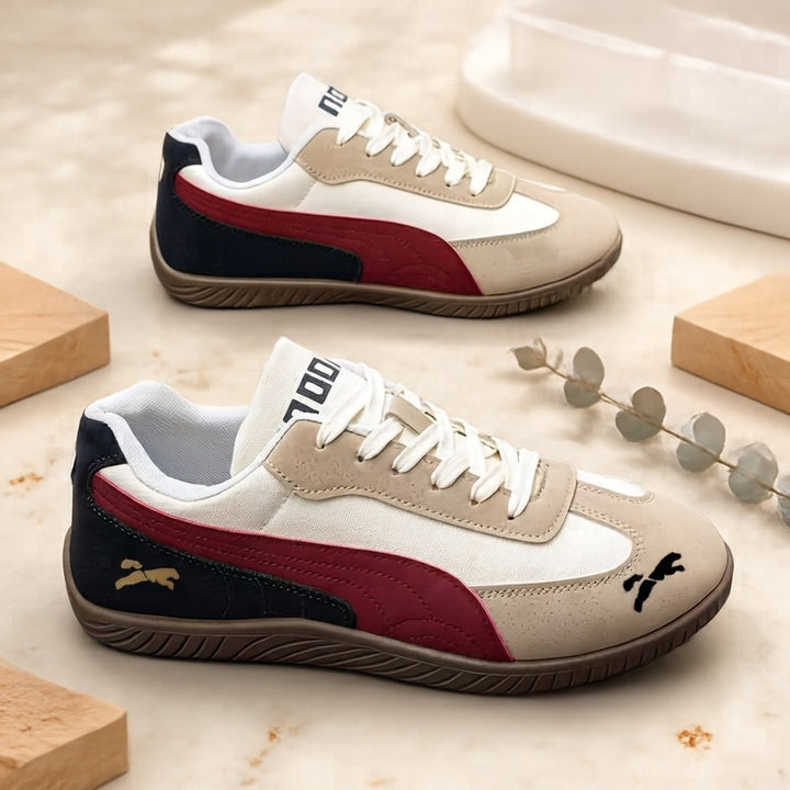Men's Sporty Suede Sneakers Mune Fashion