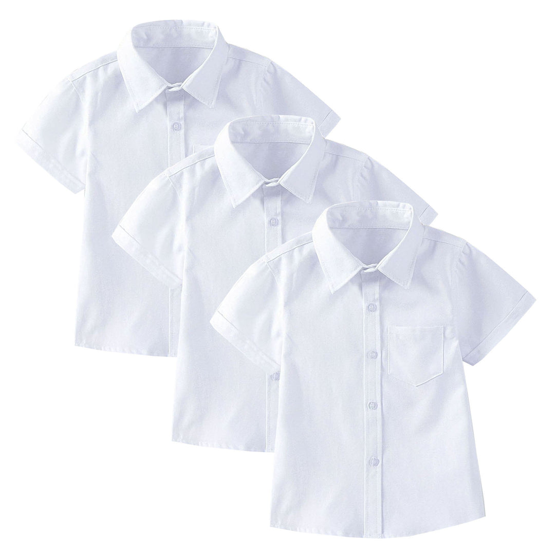 Boys Short Sleeve Shirt with Tie Mune Fashion